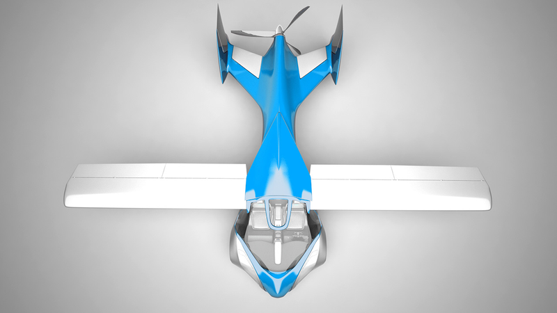 Illustration for article titled Finally, a functional flying car that actually looks pretty cool